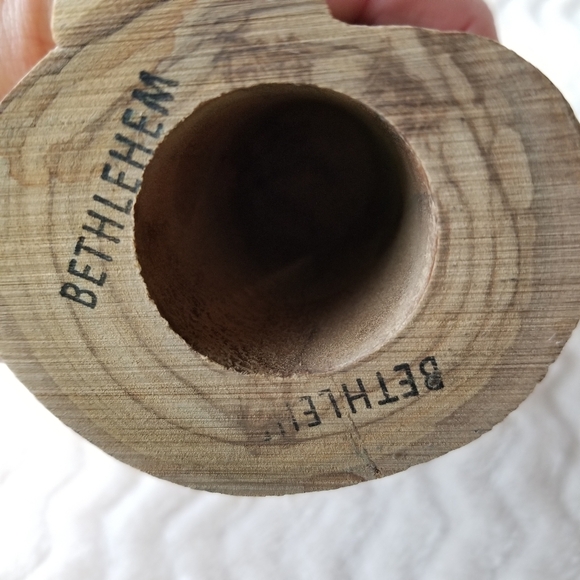 Olive Wood Biblical Holy Family Representation Hand Carved in Bethlehem - Picture 7 of 10